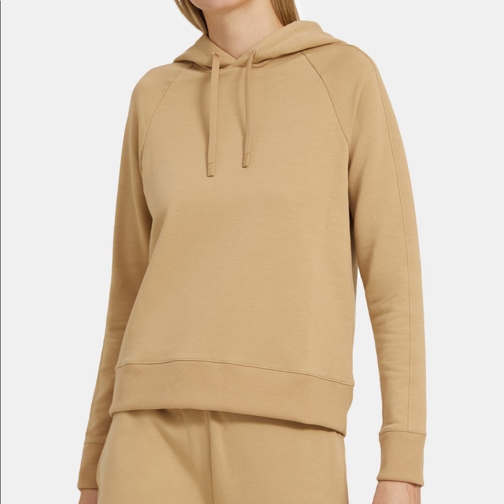 Brand new Theory hoodies sweatshirt beige